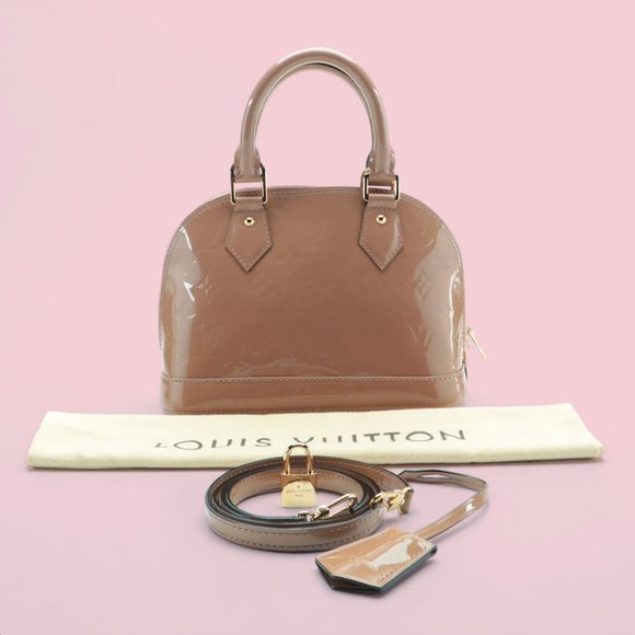 LIKE NEW - Louis Vuitton Monogram Vernis Alma BB - Picture 3 of 13